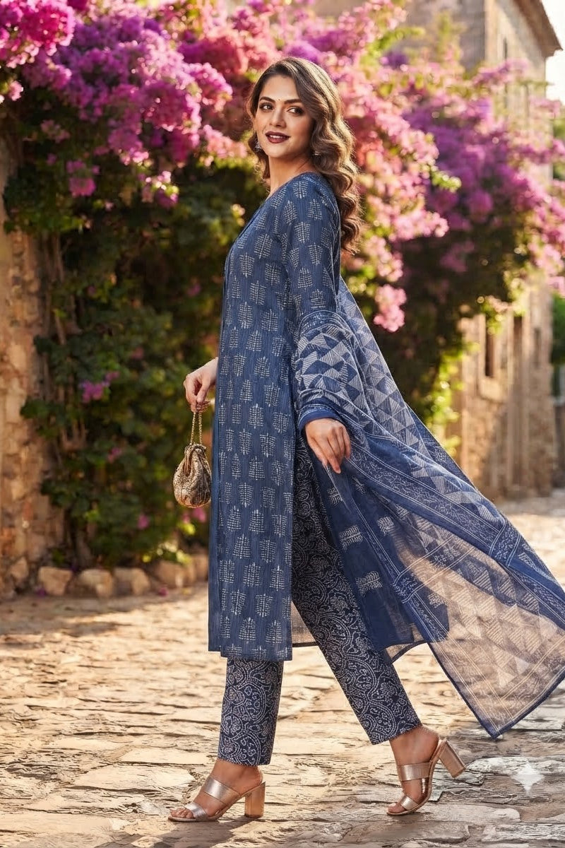 Forever Mine Cotton Kurti Set