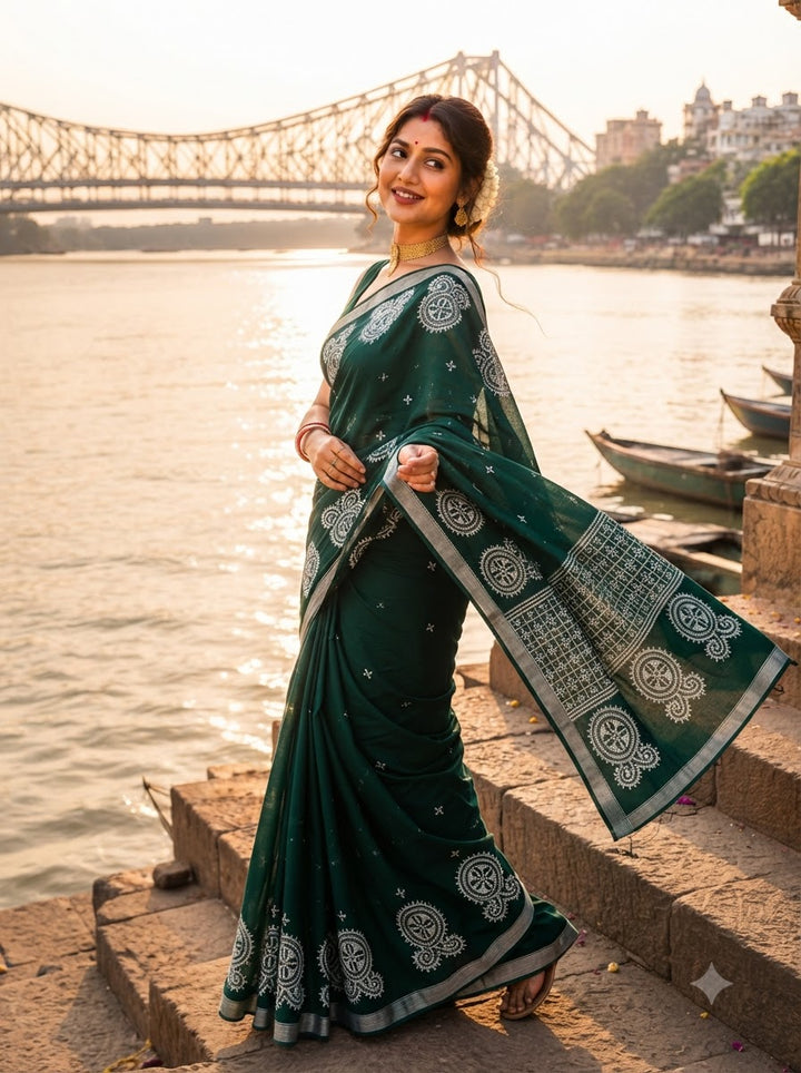 Niharika Khadi Cotton Saree