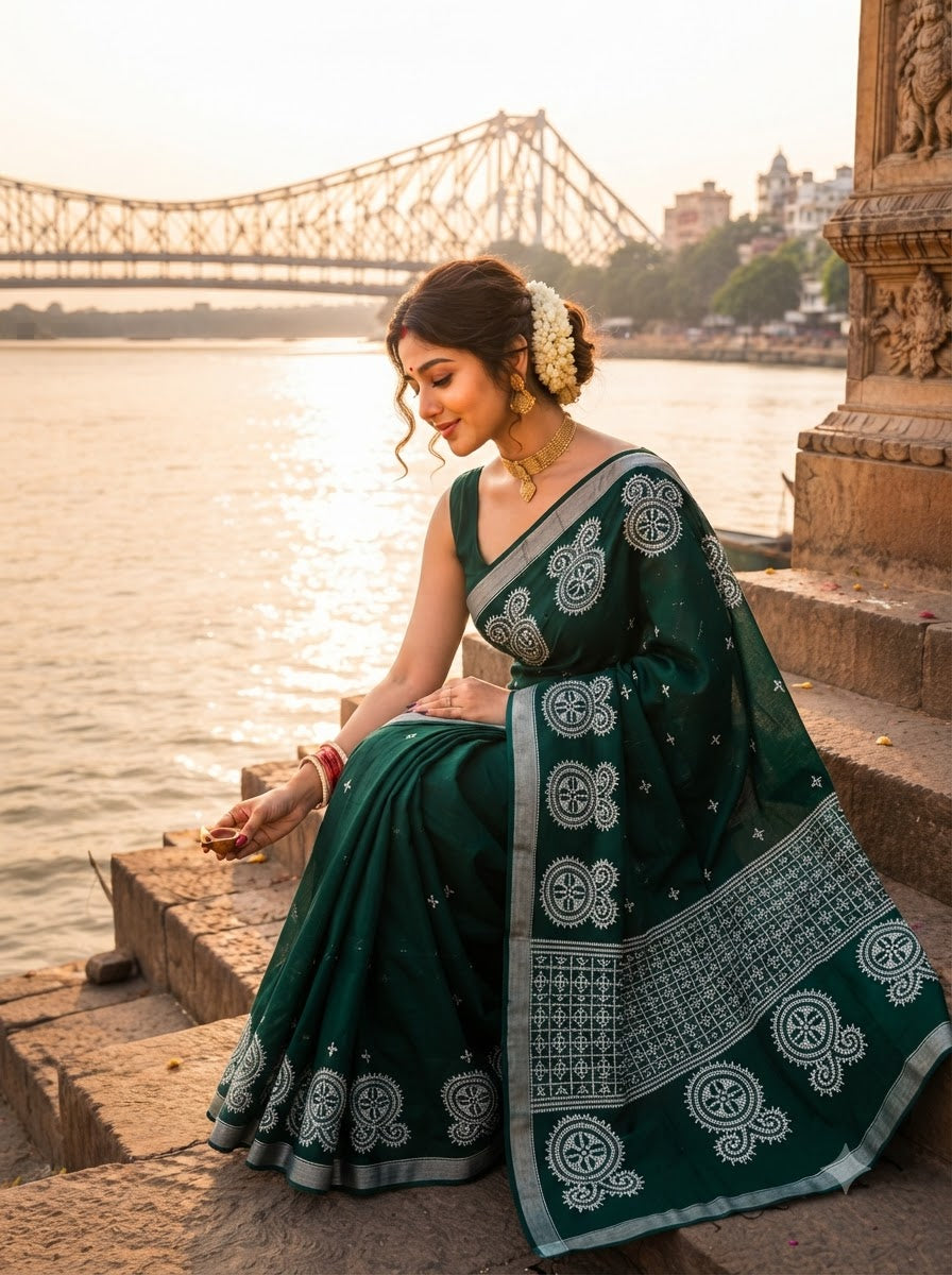 Niharika Khadi Cotton Saree