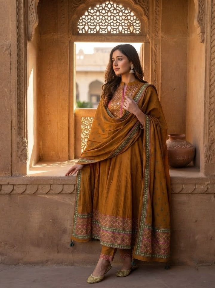 Mystic Reverie Cotton Kurti Set