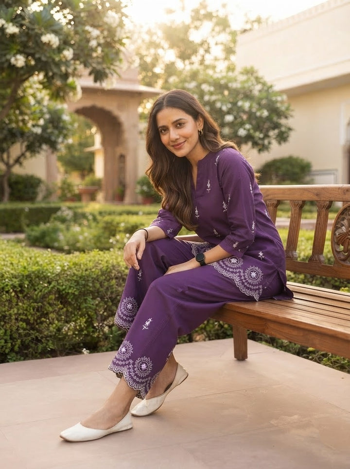 Lily Whisper Cotton Co-ords Set