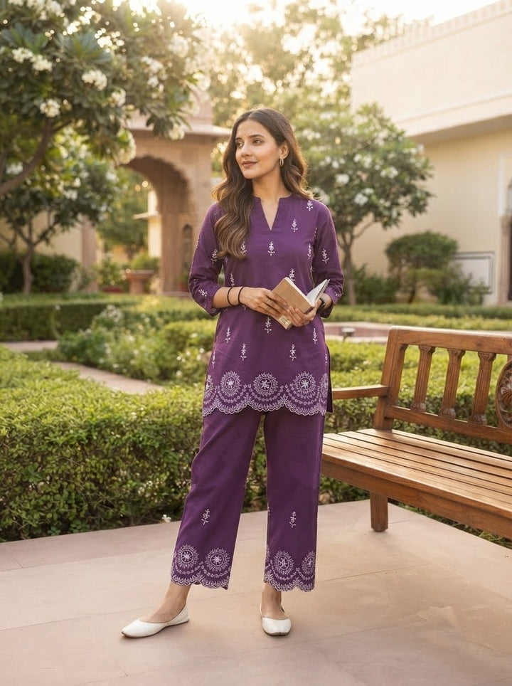 Lily Whisper Cotton Co-ords Set