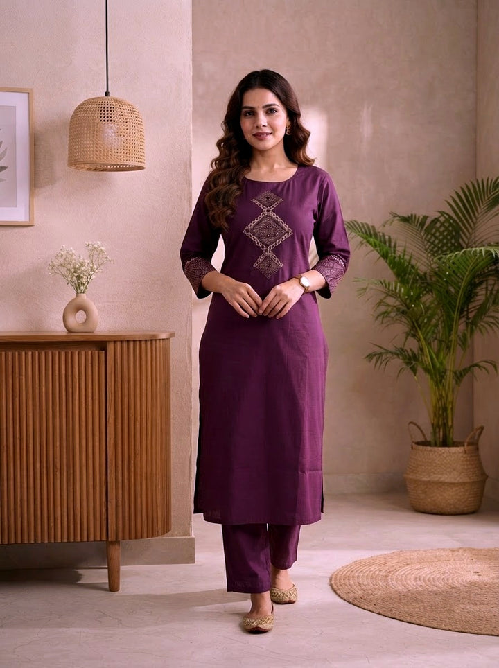 Blush Bloom Cotton Co-ords Set