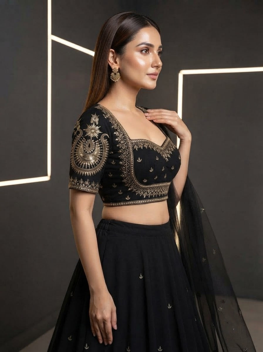 Madhuri Vichitra Silk Blouse