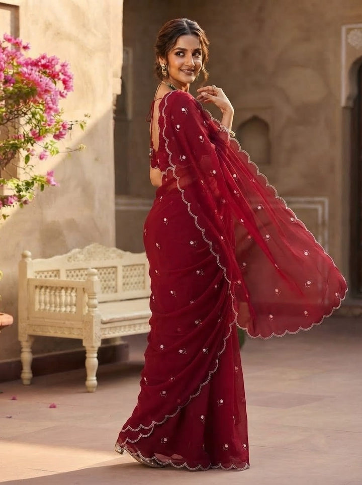 Aveline Grace - Georgette Saree