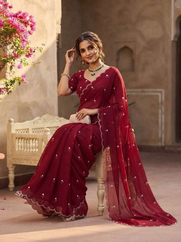 Aveline Grace - Georgette Saree