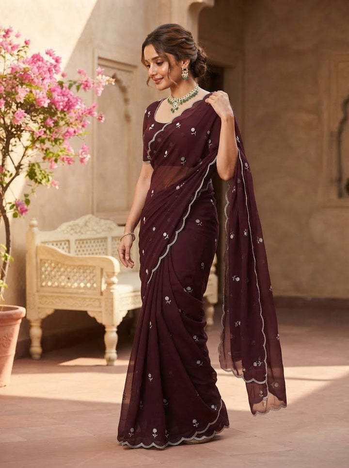 Aveline Grace - Georgette Saree
