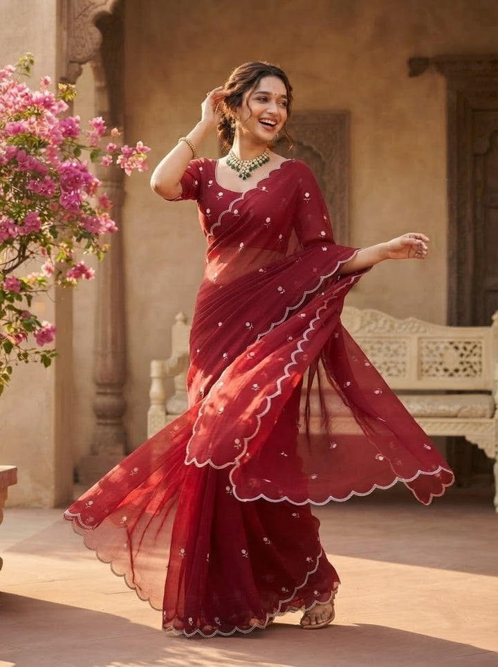 Aveline Grace - Georgette Saree