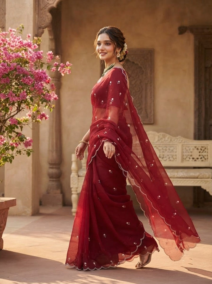Aveline Grace - Georgette Saree