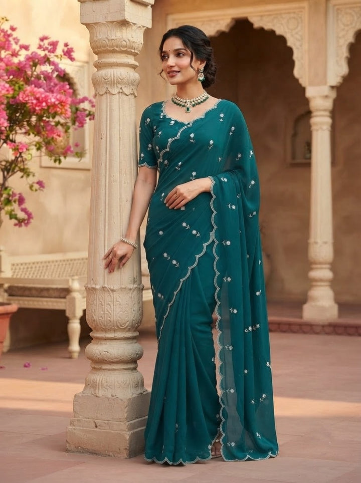 Aveline Grace - Georgette Saree