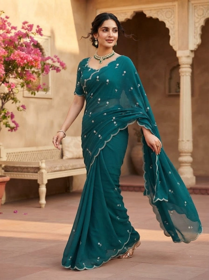 Aveline Grace - Georgette Saree