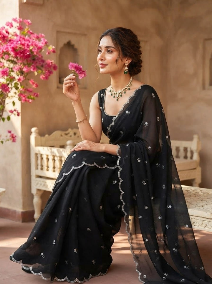 Aveline Grace - Georgette Saree