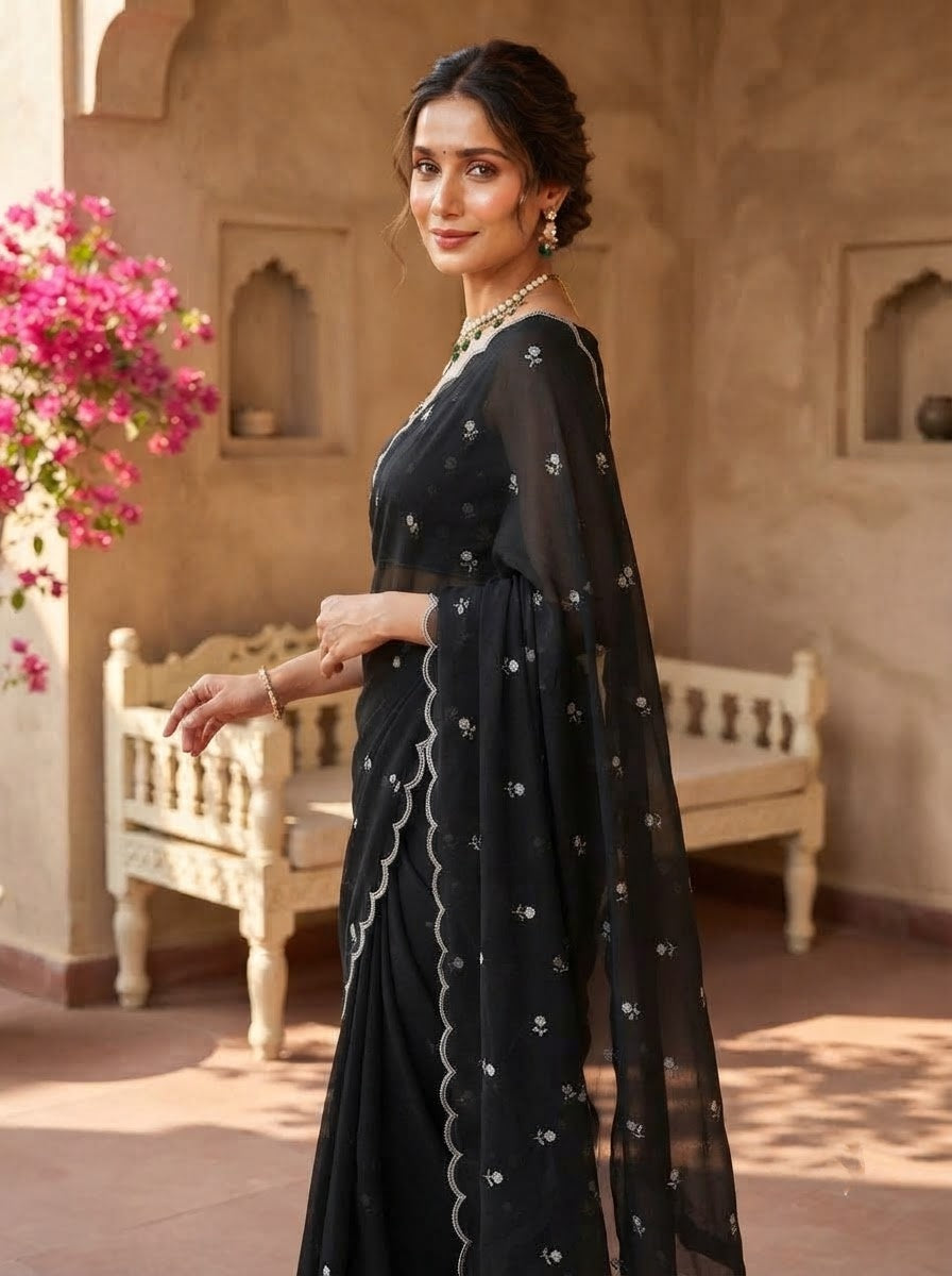 Aveline Grace - Georgette Saree
