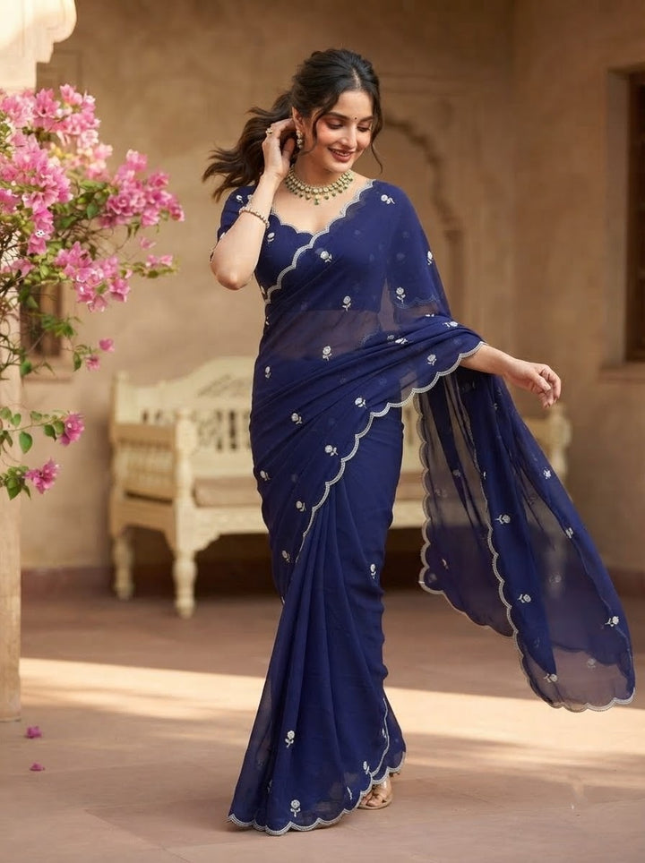 Aveline Grace - Georgette Saree