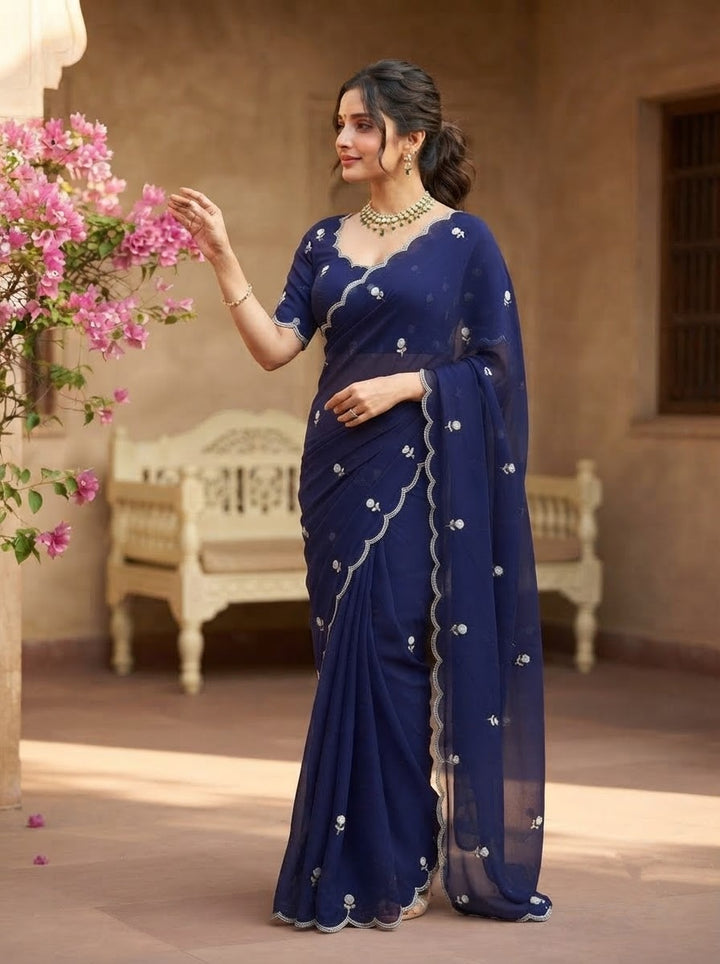 Aveline Grace - Georgette Saree
