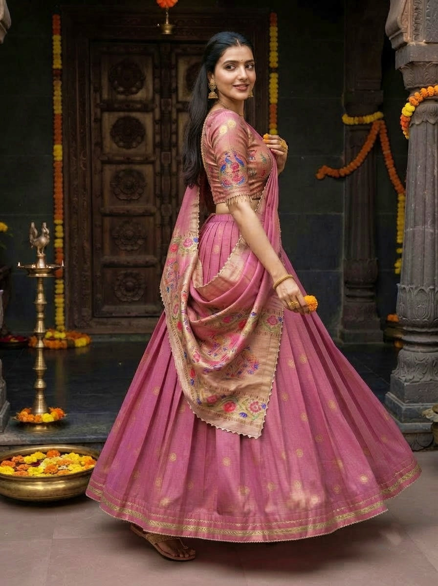 Celine Bloom - Simmer Lehenga