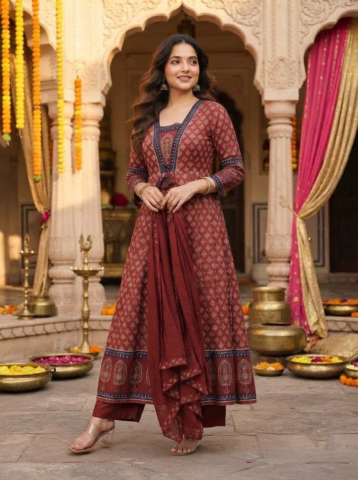 Luna Grace Cotton Kurti Set