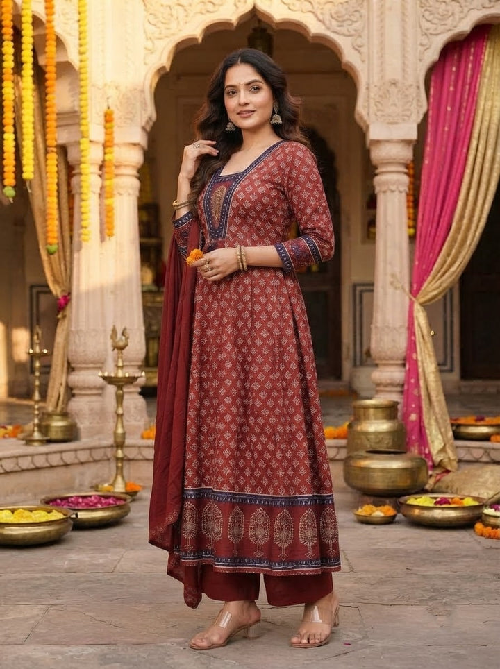 Luna Grace Cotton Kurti Set