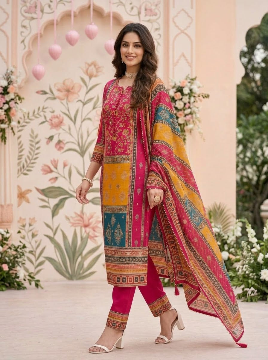 Dream Comes True-Georgette Kurti Set
