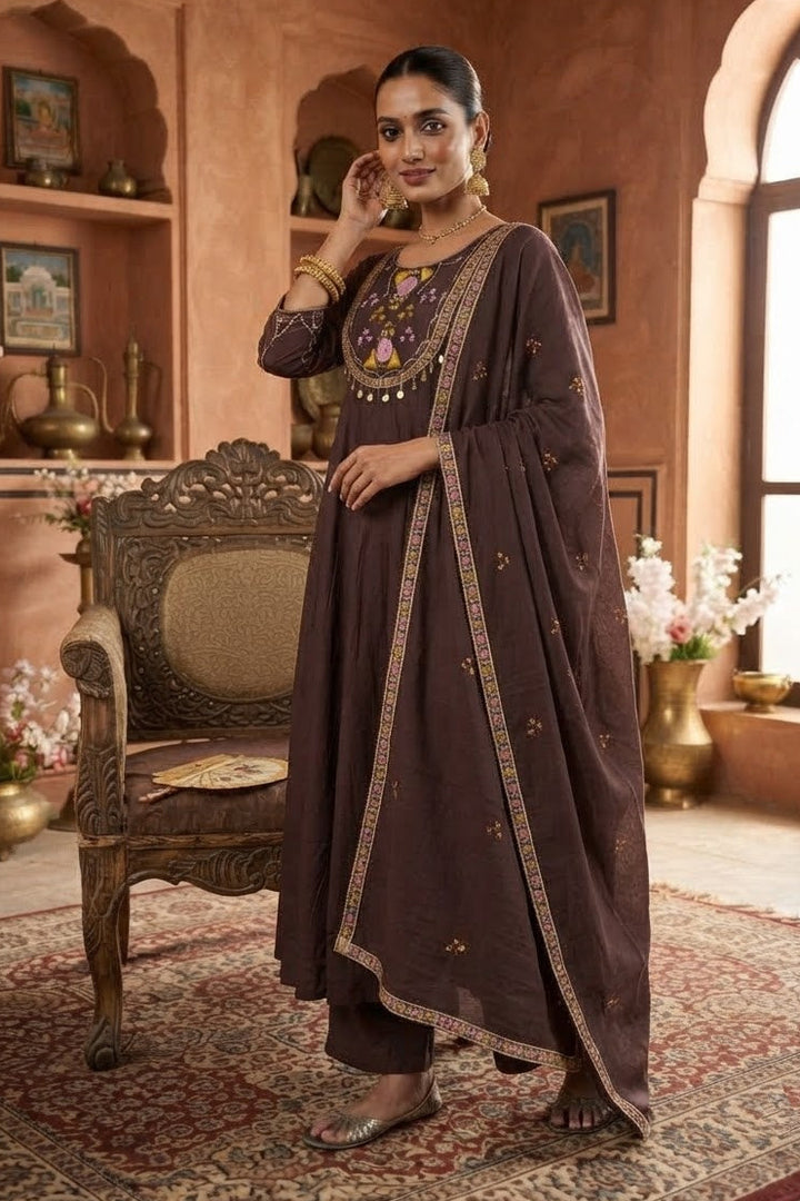 Evie Charm - 3 Piece Cotton Kurti Set