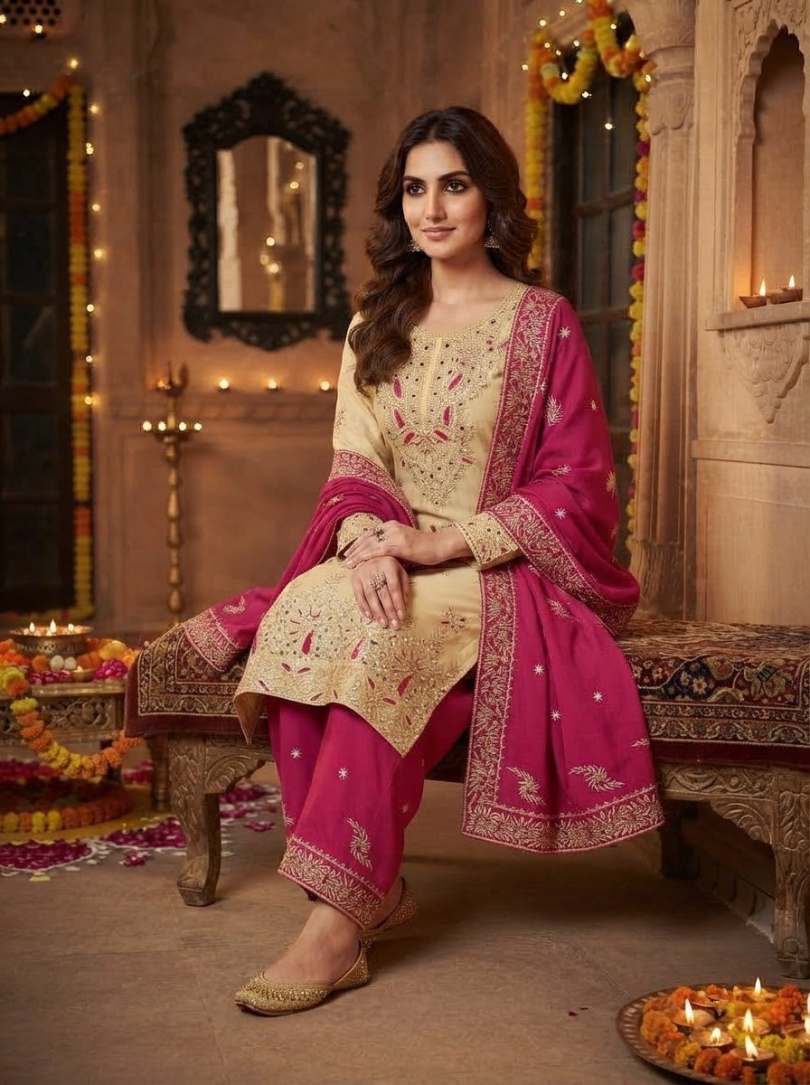 Calista Glow- Women’s Designer Party Wear set
