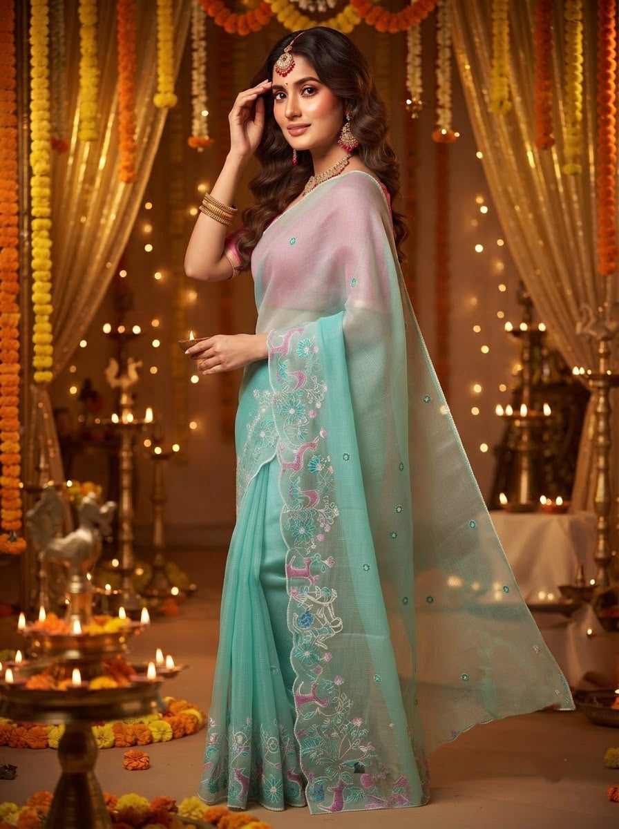 Serena Grace Kota Doriya Saree