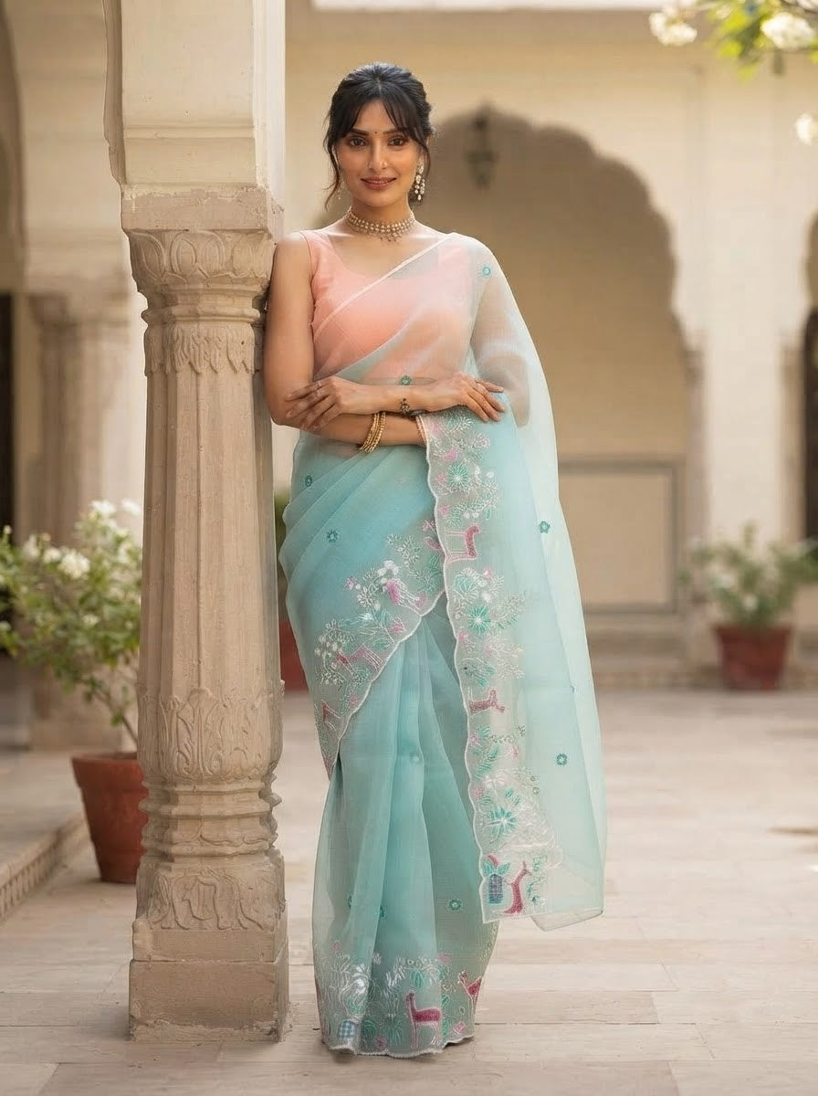Serena Grace Kota Doriya Saree