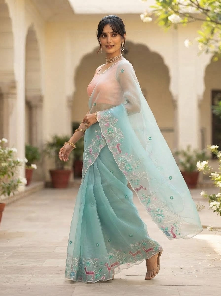 Serena Grace Kota Doriya Saree
