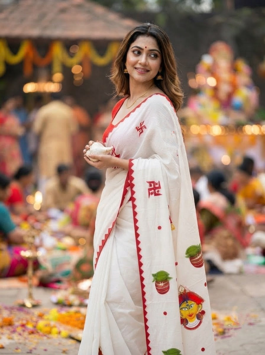 Shiuli Bela Cotton Silk Saree