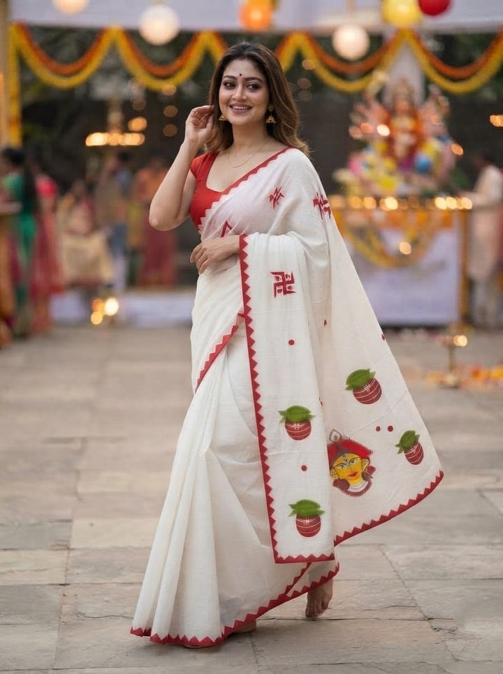 Shiuli Bela Cotton Silk Saree
