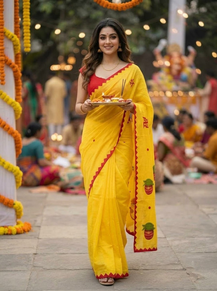 Shiuli Bela Cotton Silk Saree