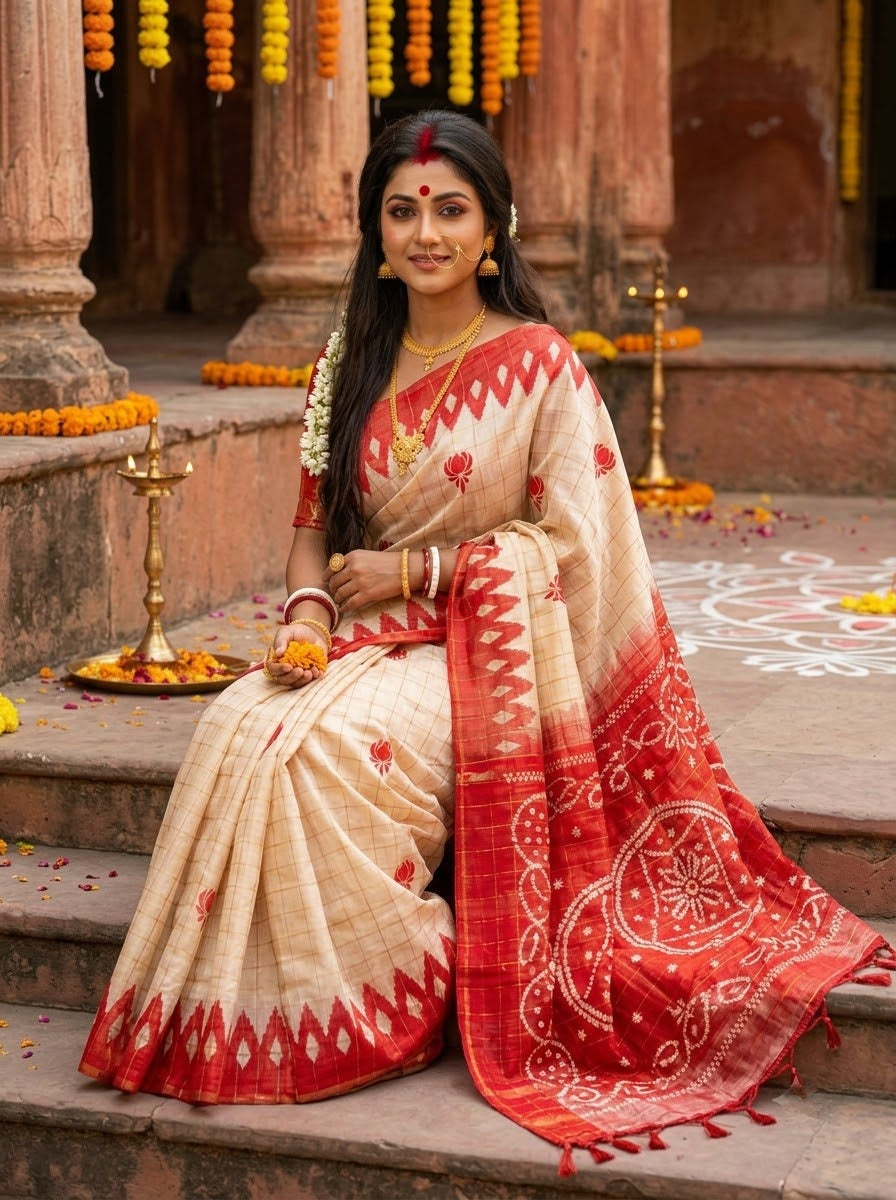 Sucharita -Semi Tussar Silk Saree