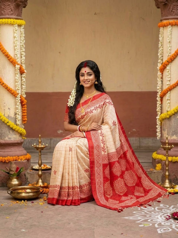 Sucharita -Semi Tussar Silk Saree