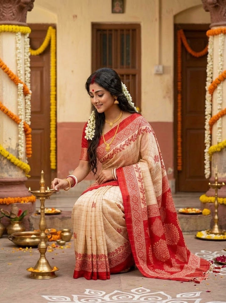 Sucharita -Semi Tussar Silk Saree