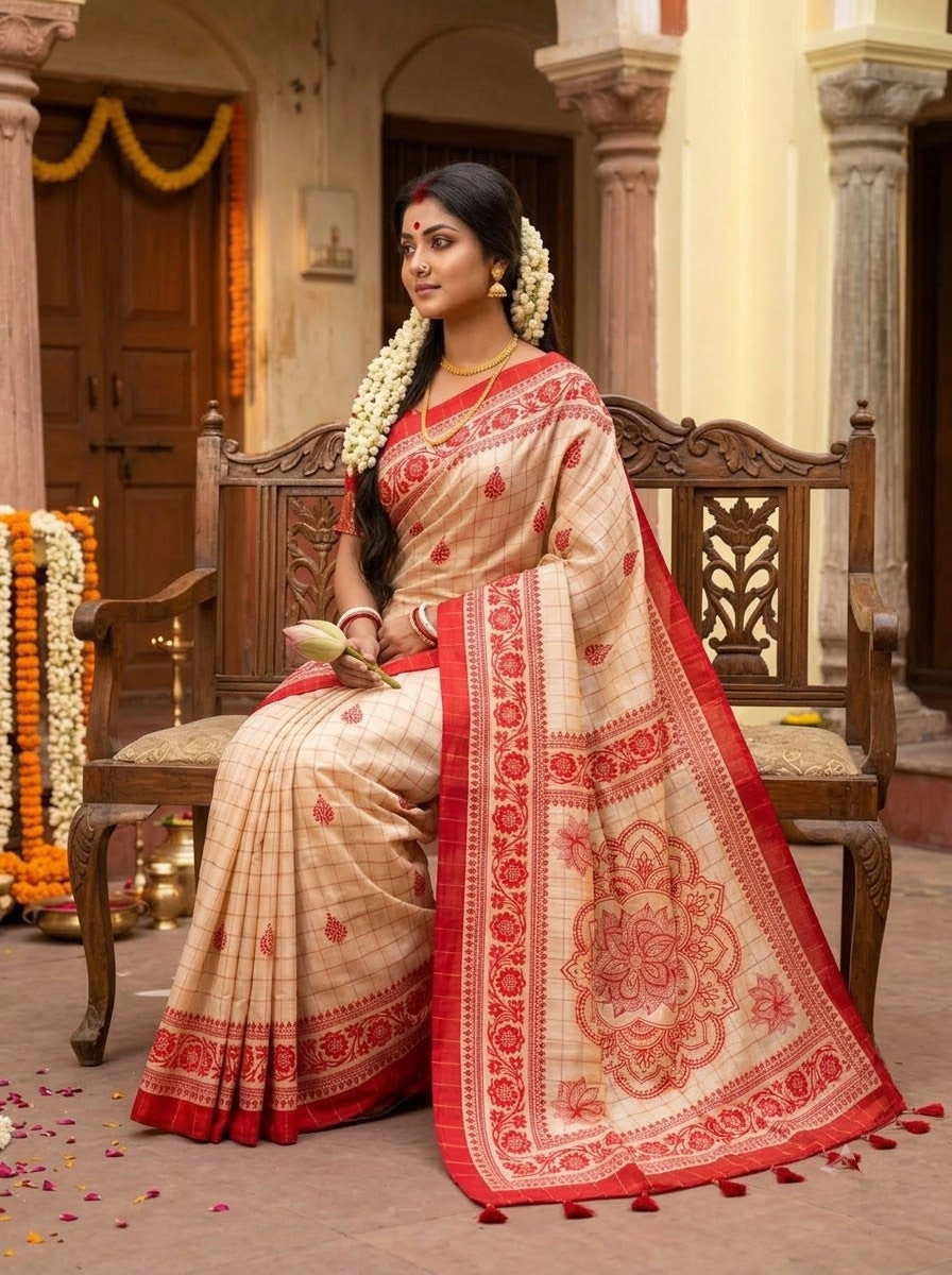 Sucharita -Semi Tussar Silk Saree