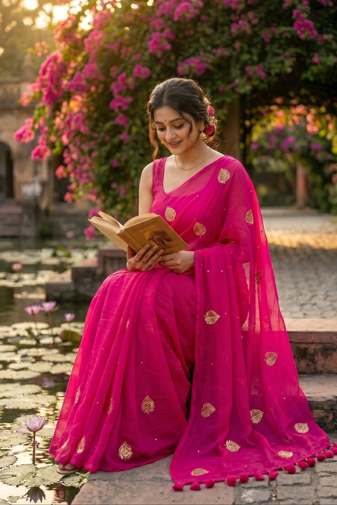 Bosonto Bilash Mul Cotton Saree