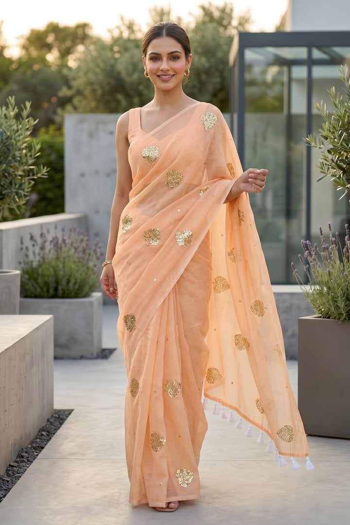 Bosonto Bilash Mul Cotton Saree