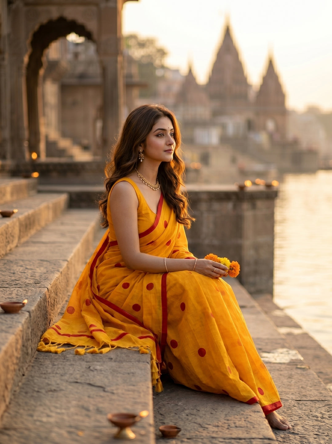 Kheyali Mul Cotton Saree