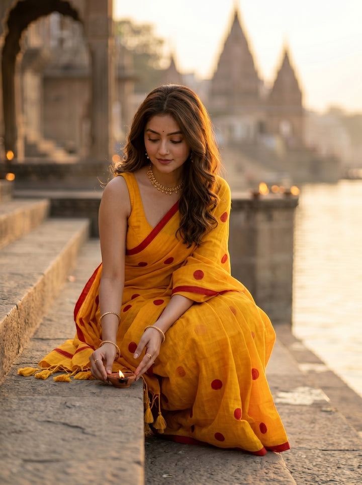Kheyali Mul Cotton Saree
