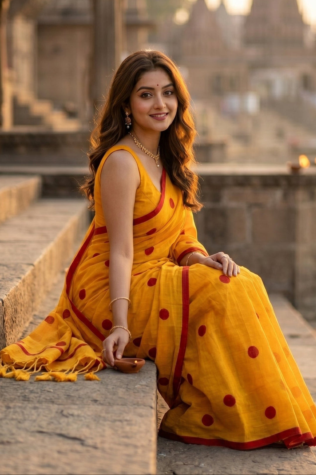Kheyali Mul Cotton Saree