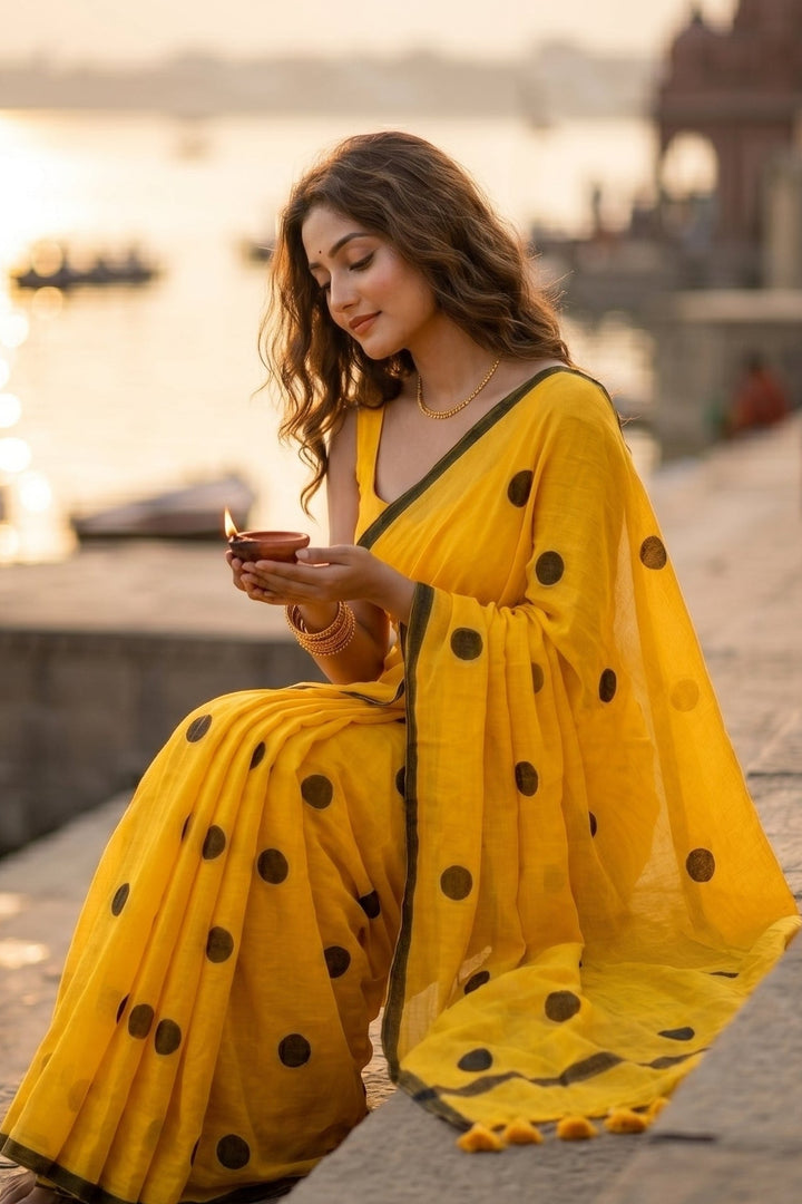Kheyali Mul Cotton Saree