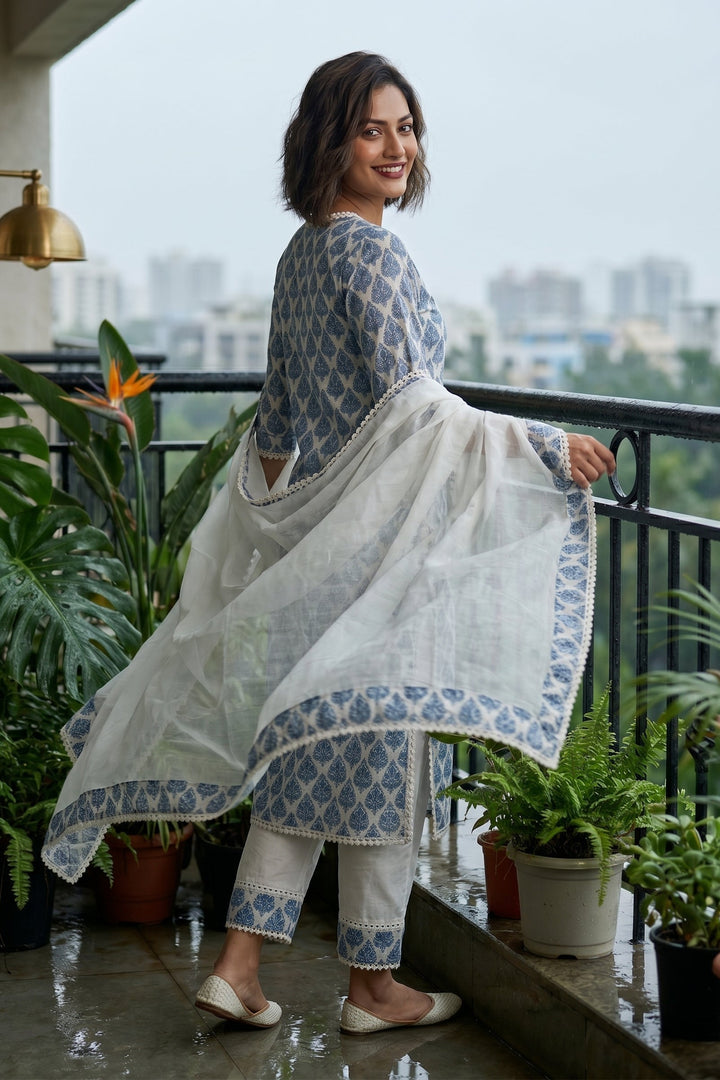 Smiles More Rayon Kurti Set