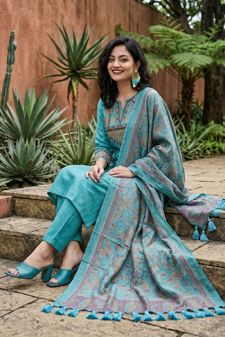 Latest Look Cotton Kurti Set