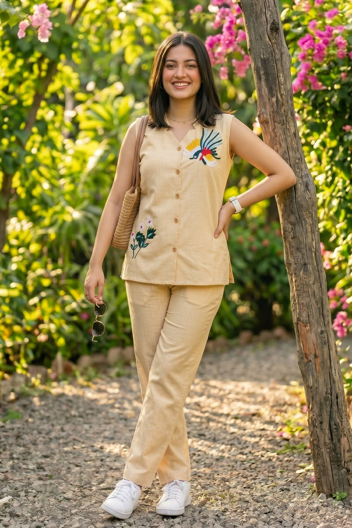 Sundari Moments Cotton Coord Set