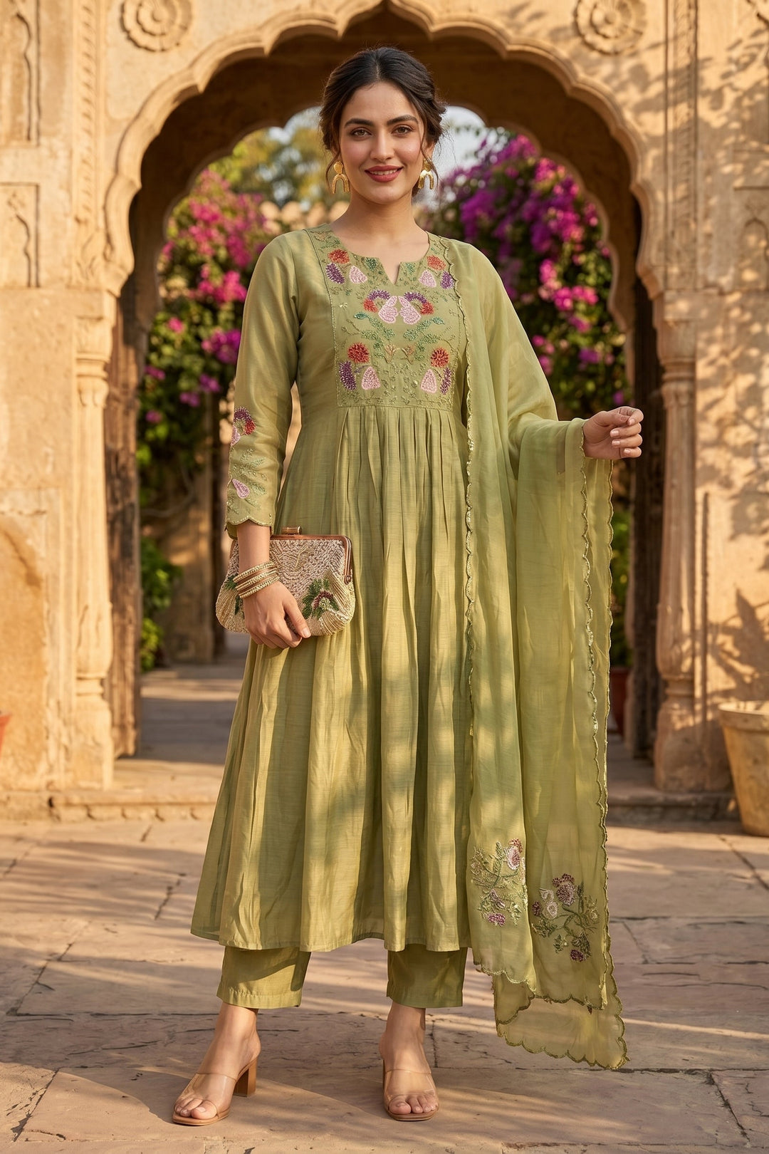 Spring Fling Cotton Suit Set