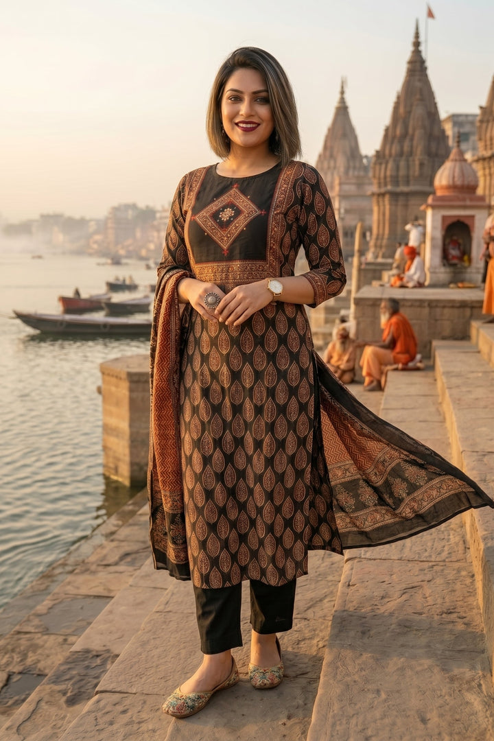 Single Essence Cotton Kurti Set
