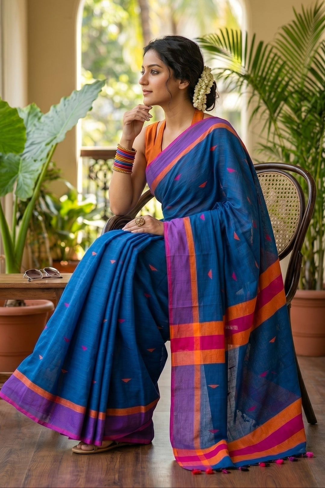 Rooted In Elegance Khadi Cotton Saree