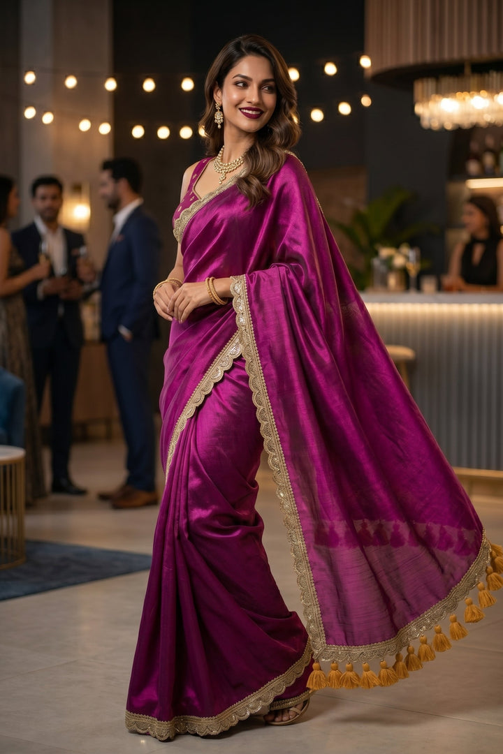 Amrithavarshini -Showers Of Nectar Cotton Tissue Saree