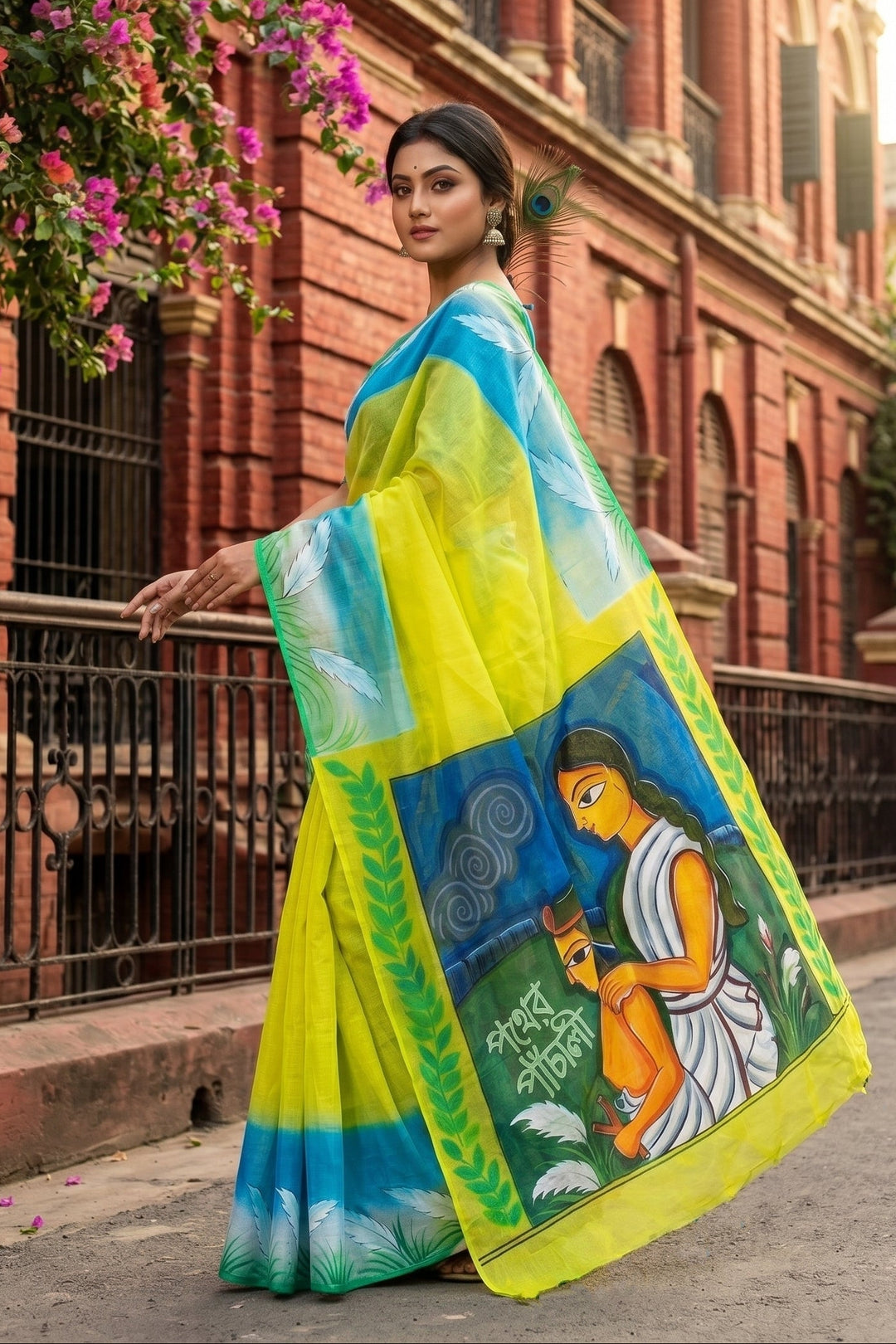Transformation Hand Painted Kota Saree