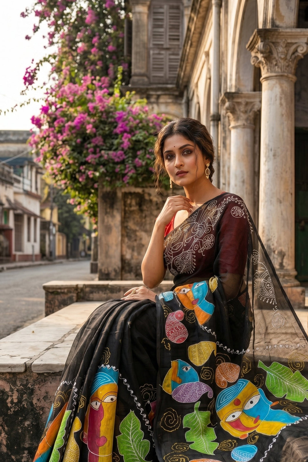 Transformation Hand Painted Kota Saree